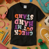 Check Out My Handstand Funny Gymnastics Kids T-Shirt