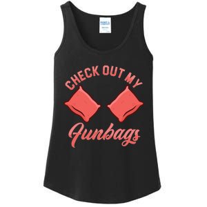 Check Out My Funbags Bean Bags Toss Cornhole Player Ladies Essential Tank