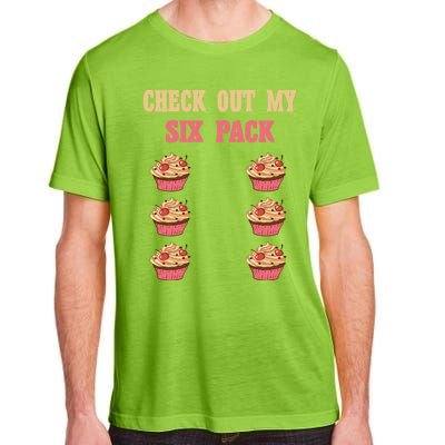 Check Out My Six 6 Pack Cupcake Weightlifting 'S 'S Meaningful Gift Adult ChromaSoft Performance T-Shirt