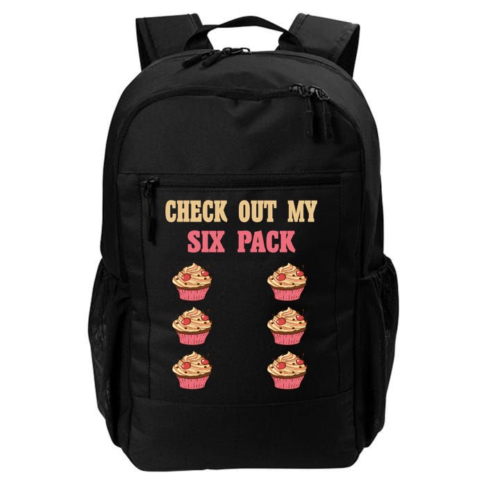 Check Out My Six 6 Pack Cupcake Weightlifting 'S 'S Meaningful Gift Backpack