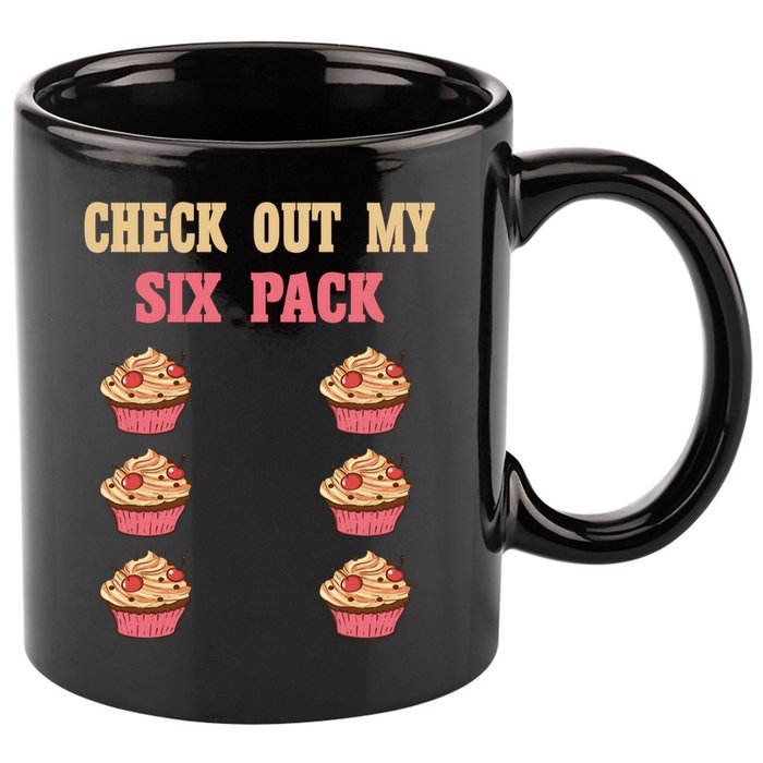 Check Out My Six 6 Pack Cupcake Weightlifting 'S 'S Meaningful Gift 11oz C Handle Ceramic Mug