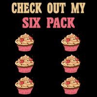 Check Out My Six 6 Pack Cupcake Weightlifting 'S 'S Meaningful Gift Drawstring Bag