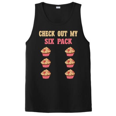 Check Out My Six 6 Pack Cupcake Weightlifting 'S 'S Meaningful Gift PosiCharge Competitor Tank