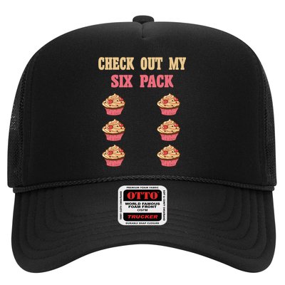 Check Out My Six 6 Pack Cupcake Weightlifting 'S 'S Meaningful Gift Trucker Hat