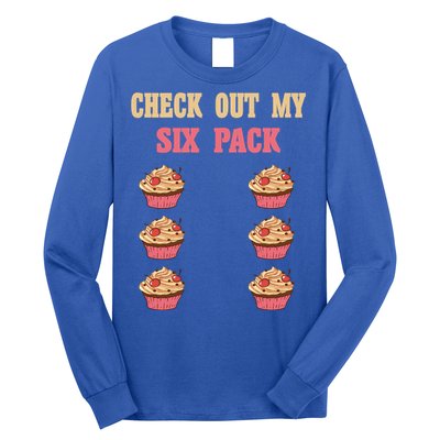 Check Out My Six 6 Pack Cupcake Weightlifting 'S 'S Meaningful Gift Long Sleeve Shirt