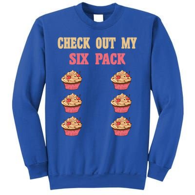 Check Out My Six 6 Pack Cupcake Weightlifting 'S 'S Meaningful Gift Sweatshirt