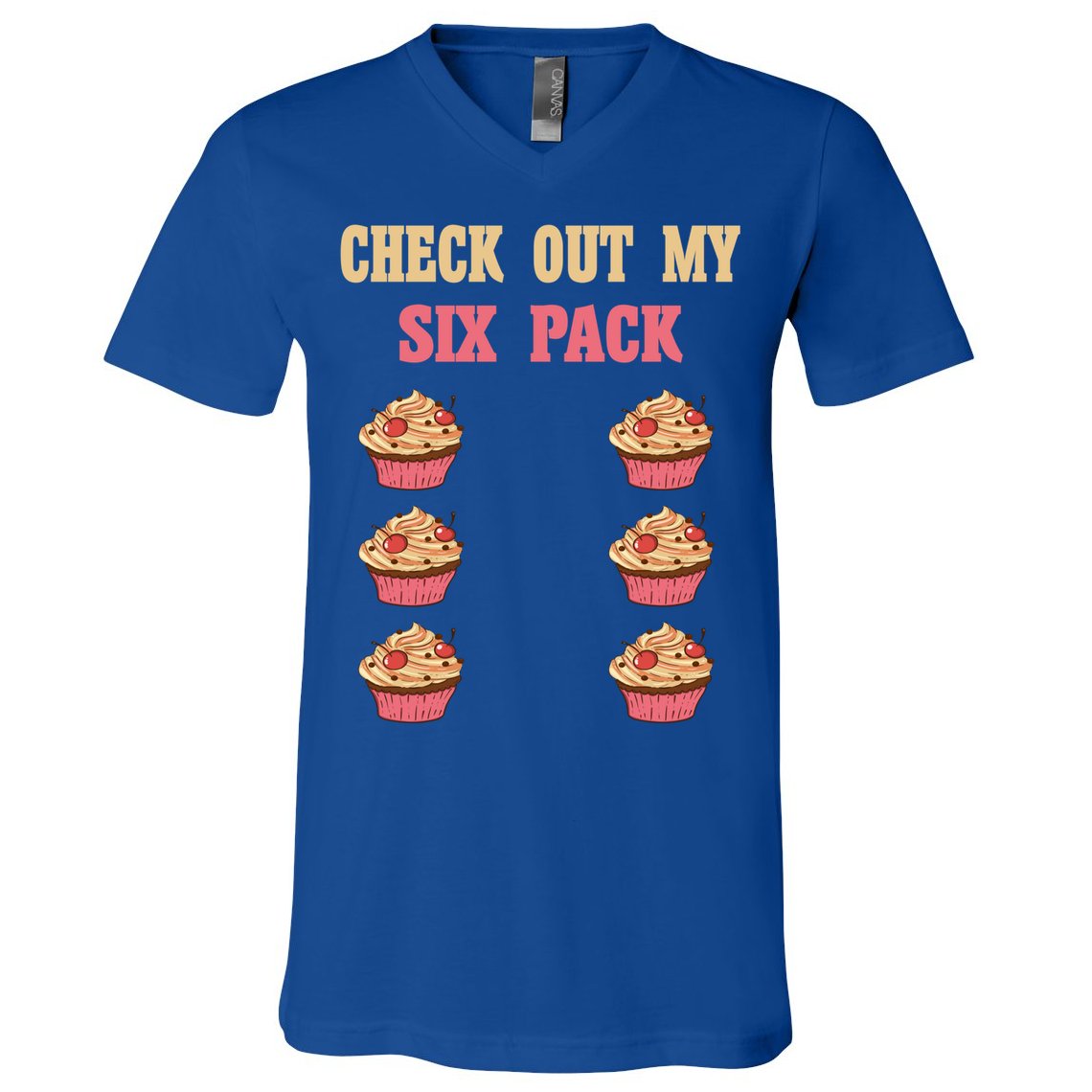 Check Out My Six 6 Pack Cupcake Weightlifting 'S 'S Meaningful Gift V-Neck T-Shirt