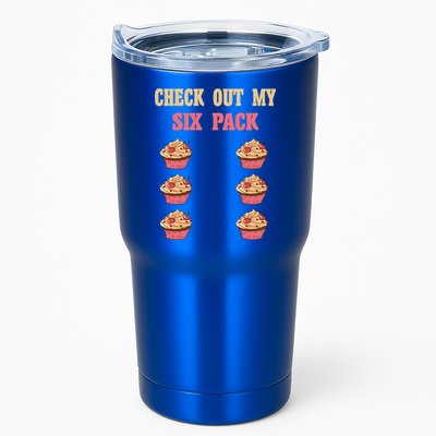 Check Out My Six 6 Pack Cupcake Weightlifting 'S 'S Meaningful Gift Tumbler