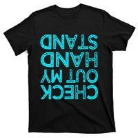 Check Out My Handstand Funny Gymnastics Gift T-Shirt