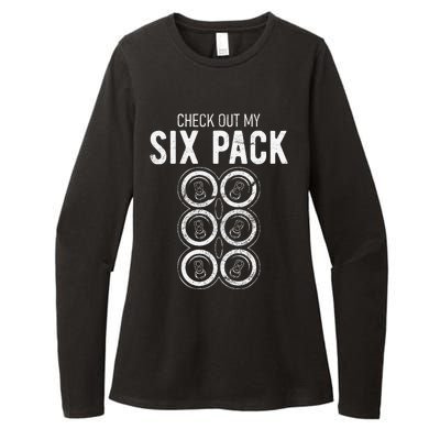 Check Out My Six Pack Womens CVC Long Sleeve Shirt