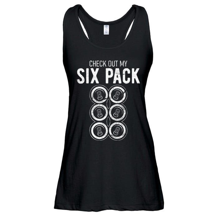 Check Out My Six Pack Ladies Essential Flowy Tank