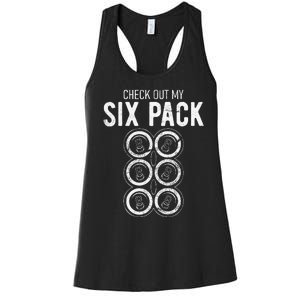 Check Out My Six Pack Women's Racerback Tank