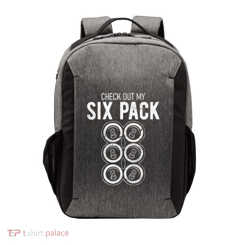 Check Out My Six Pack Vector Backpack