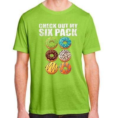 Check Out My Six Pack Donut Funny Gym Adult ChromaSoft Performance T-Shirt