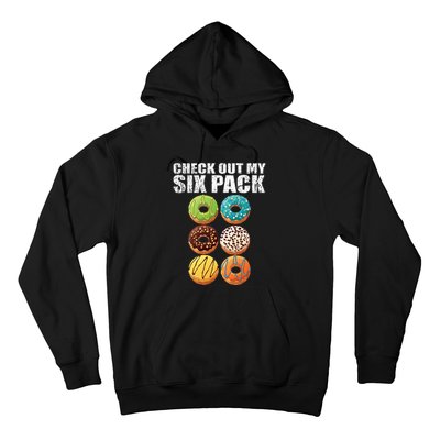 Check Out My Six Pack Donut Funny Gym Hoodie