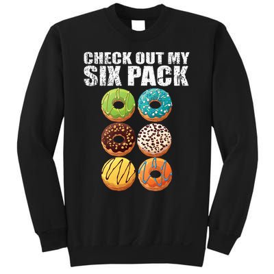 Check Out My Six Pack Donut Funny Gym Sweatshirt