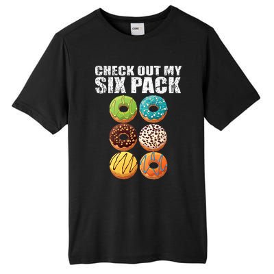 Check Out My Six Pack Donut Funny Gym Tall Fusion ChromaSoft Performance T-Shirt