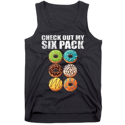 Check Out My Six Pack Donut Funny Gym Tank Top