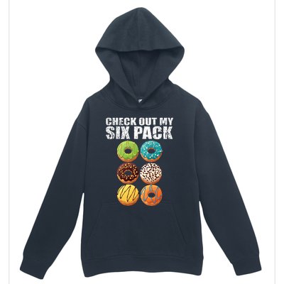 Check Out My Six Pack Donut Funny Gym Urban Pullover Hoodie