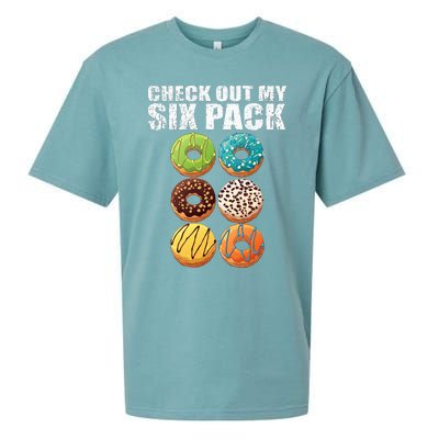 Check Out My Six Pack Donut Funny Gym Sueded Cloud Jersey T-Shirt