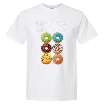 Check Out My Six Pack Donut Funny Gym Garment-Dyed Heavyweight T-Shirt