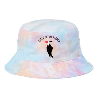 Check Out My Pecker Funny Woodpecker Bird Tie Dye Newport Bucket Hat