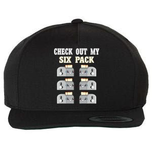 Check Out My Six 6 Pack Toasted Bread Weightlift Gift Wool Snapback Cap