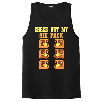 Check Out My Six 6 Pack Waffle Weightlifting 'S 'S Great Gift PosiCharge Competitor Tank