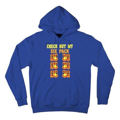 Check Out My Six 6 Pack Waffle Weightlifting 'S 'S Great Gift Hoodie