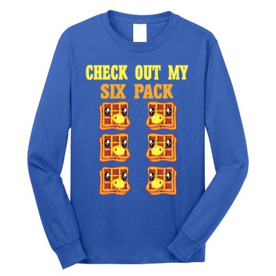 Check Out My Six 6 Pack Waffle Weightlifting 'S 'S Great Gift Long Sleeve Shirt