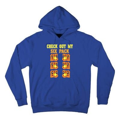 Check Out My Six 6 Pack Waffle Weightlifting 'S 'S Great Gift Tall Hoodie