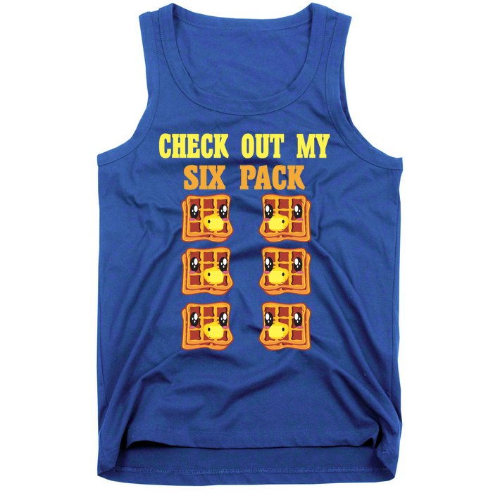 Check Out My Six 6 Pack Waffle Weightlifting 'S 'S Great Gift Tank Top