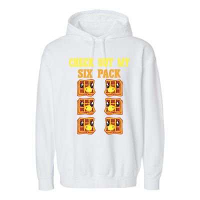 Check Out My Six 6 Pack Waffle Weightlifting 'S 'S Great Gift Garment-Dyed Fleece Hoodie