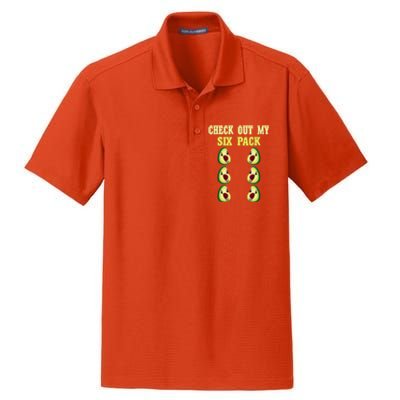 Check Out My Six 6 Pack Avocado Weightlifting 'S 'S Funny Gift Dry Zone Grid Polo