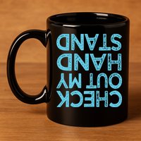 Check Out My Handstand Funny Gymnastics Gift Boy Girl 11oz C Handle Ceramic Mug