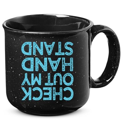 Check Out My Handstand Funny Gymnastics Gift Boy Girl 15oz Campfire Ceramic Mug
