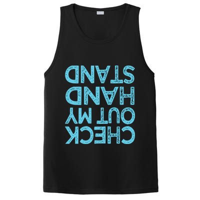 Check Out My Handstand Funny Gymnastics Gift Boy Girl PosiCharge Competitor Tank