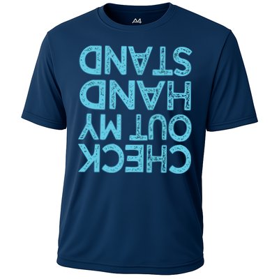 Check Out My Handstand Funny Gymnastics Gift Boy Girl Performance Shirt