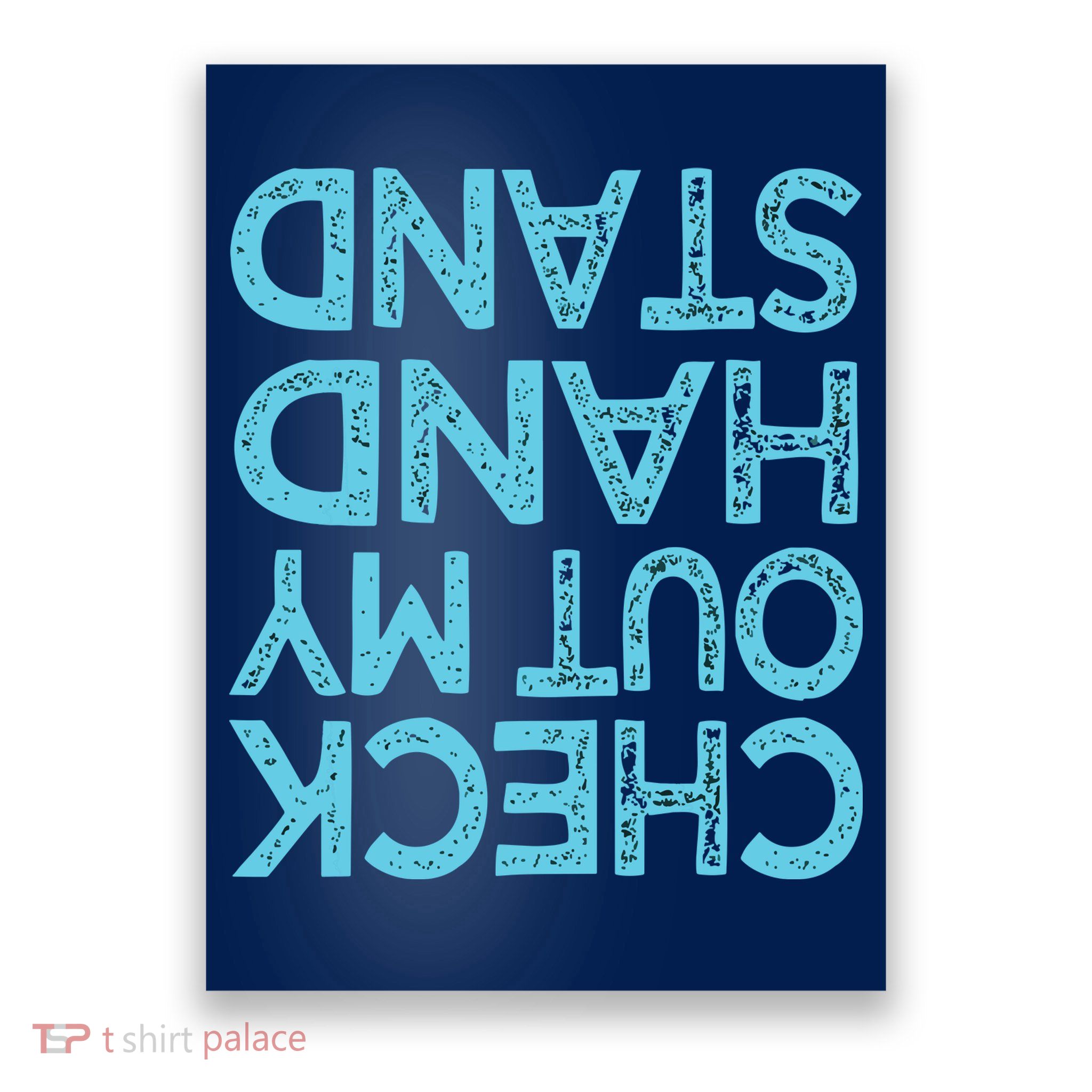 Check Out My Handstand Funny Gymnastics Gift Boy Girl Poster