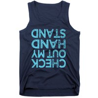 Check Out My Handstand Funny Gymnastics Gift Boy Girl Tank Top