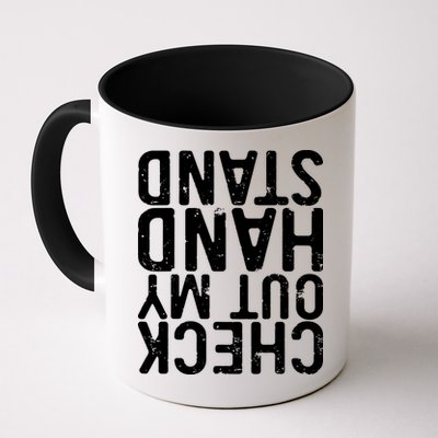 Check Out My Handstand Funny Gymnastics Mug