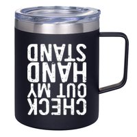 Check Out My Handstand Funny Gymnastics 12oz Stainless Steel Coffee Mug