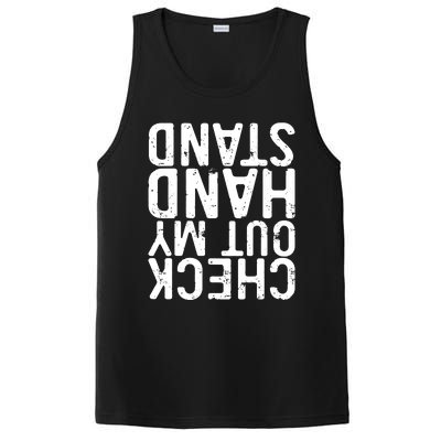 Check Out My Handstand Funny Gymnastics PosiCharge Competitor Tank