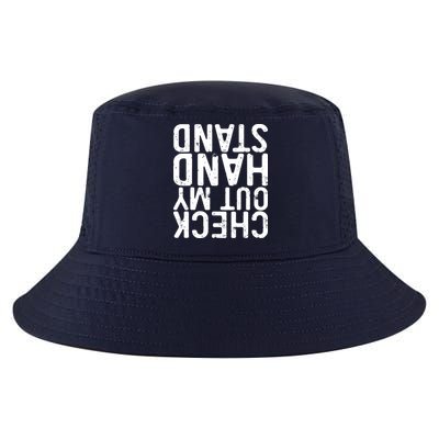 Check Out My Handstand Funny Gymnastics Cool Comfort Performance Bucket Hat