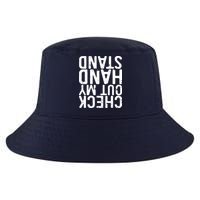 Check Out My Handstand Funny Gymnastics Cool Comfort Performance Bucket Hat