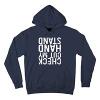 Check Out My Handstand Funny Gymnastics Hoodie