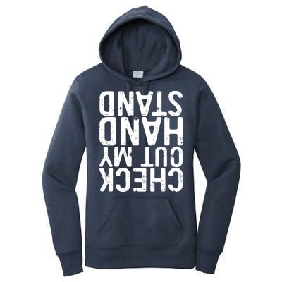 Check Out My Handstand Funny Gymnastics Women's Pullover Hoodie