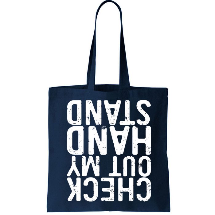Check Out My Handstand Funny Gymnastics Bag