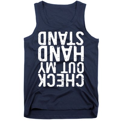 Check Out My Handstand Funny Gymnastics Tank Top