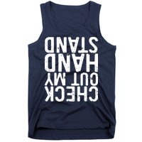 Check Out My Handstand Funny Gymnastics Tank Top